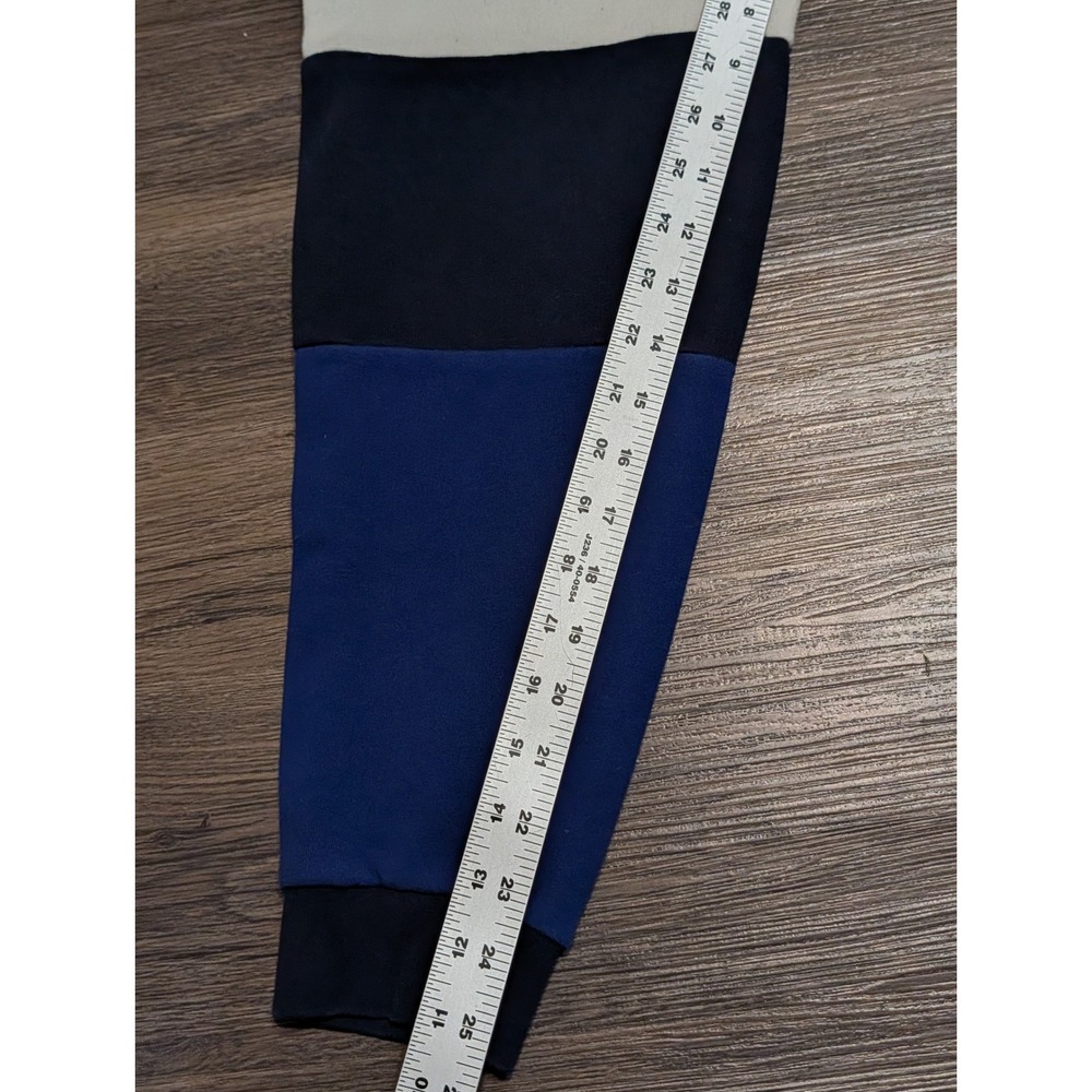 Polo Ralph Lauren Boys L 14-16 Colorblock Sweatpants Joggers White Blue Navy - Picture 5 of 6